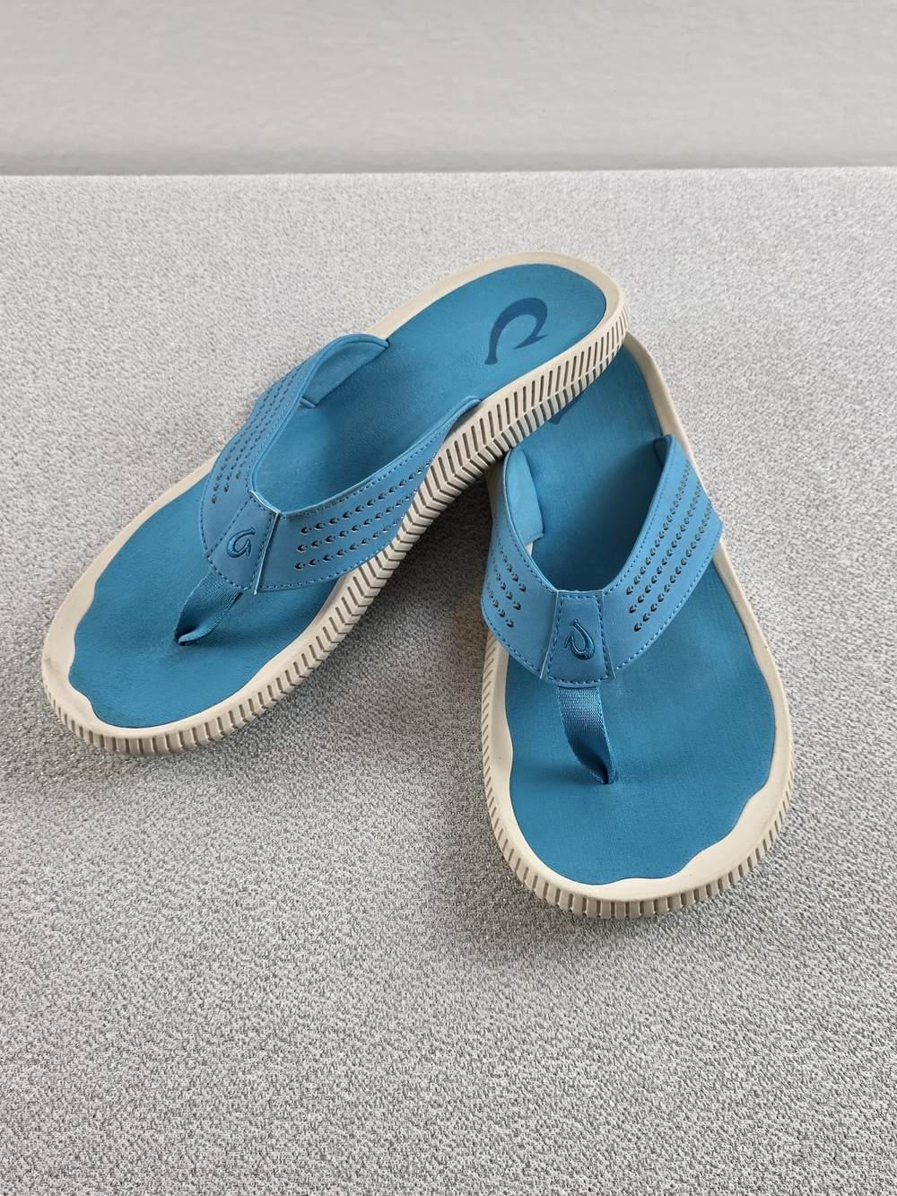 Olukai Ulele Flip Flop Sandals Tropic Blue Men's 12